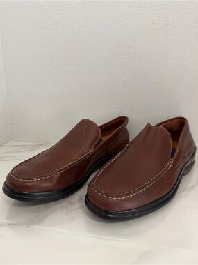 Hola Haan Grand.ØS Men’s loafers slip on brown leather size 11.5